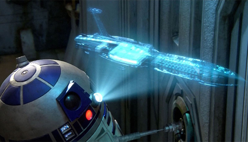 Project A Holographic Image