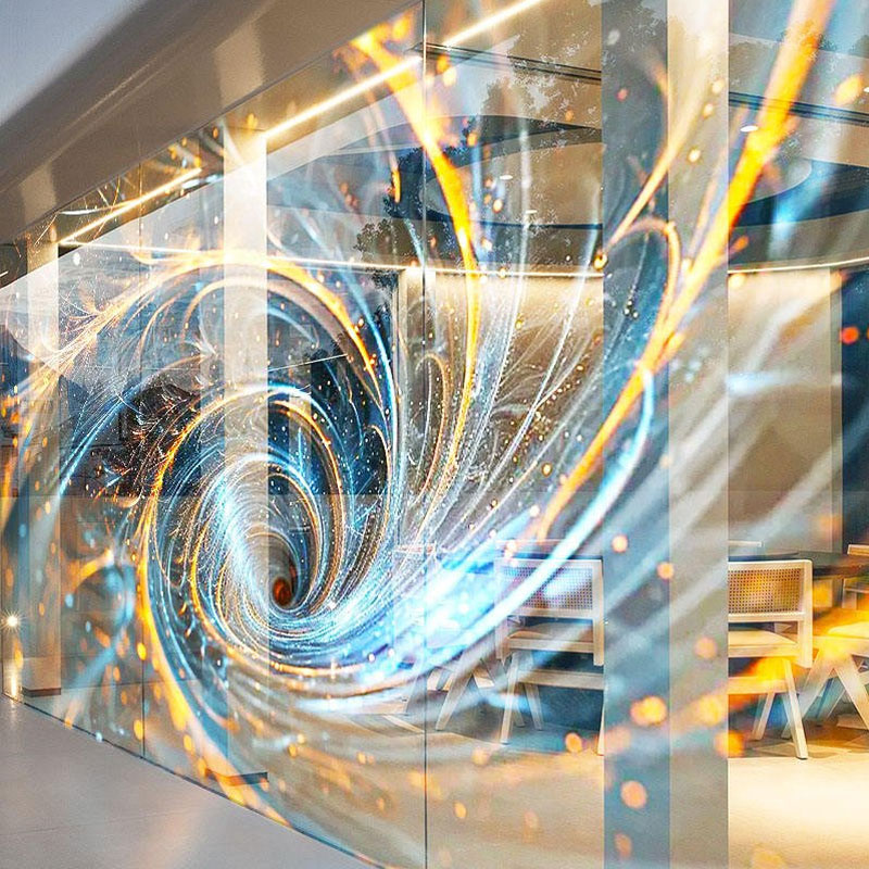 Holographic Invisible LED Display For Glass Applications