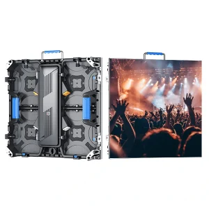P3.91 500x500mm rental LED display panel with die-cast aluminum cabinet for stage rental