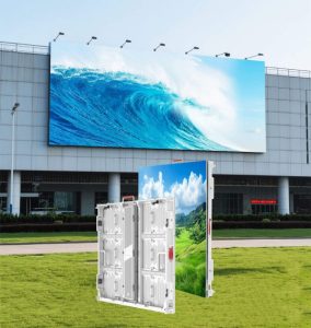 Outdoor LED display screen for building facade and advertising
